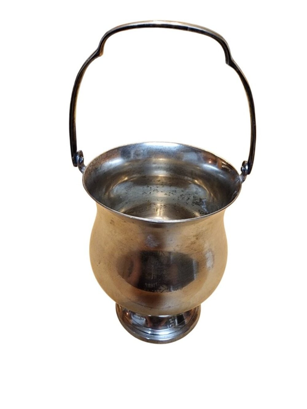 International Silver Co Silver Plated Ice Bucket/Pail/Vase Moveable Handle